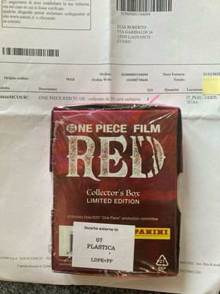 One Piece Film Red Collector card