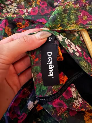 Vestido mini Desigual estampado floral