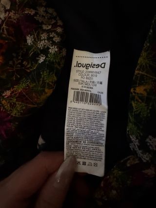 Vestido mini Desigual estampado floral