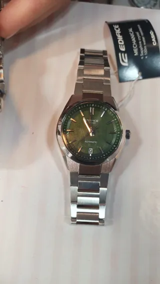 Reloj Casio Edifice Mecánico Zafiro Verde