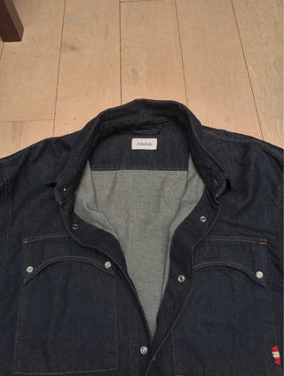 Camicia denim Amish uomo