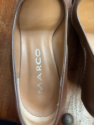 Decolletè MARCO in pelle con fibbia