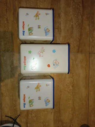 Set 3 Cajas Metálicas Milupa