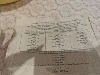 Arras Reales Caja de plata capado con oro