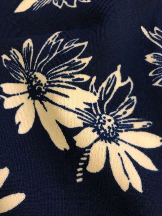 Camisa vintage, años 70, estampado floral. T. M