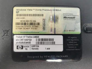 Portátil HP Widescreen Plata/Negro