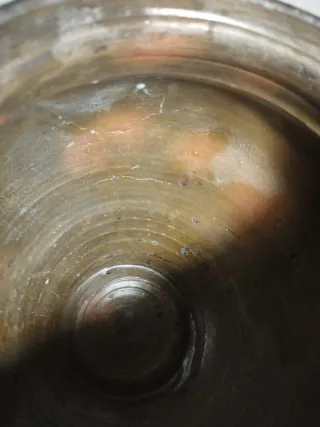 Puchero antiguo de cerámica