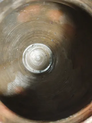 Puchero antiguo de cerámica