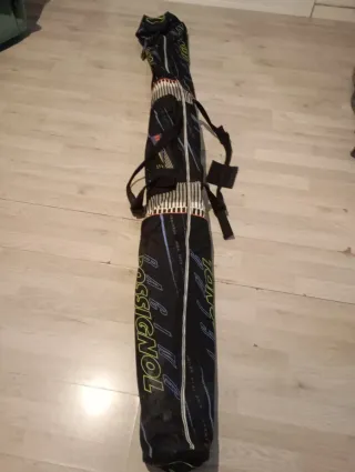 Esquís Rossignol y bastones