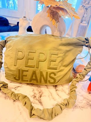 Bandoleras Pepe Jeans rosa y Verde Militar