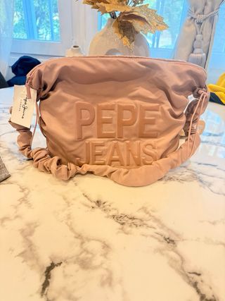 Bandoleras Pepe Jeans rosa y Verde Militar