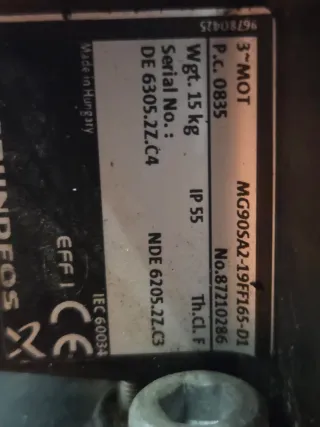 Bomba Grundfos TP 50-160/2