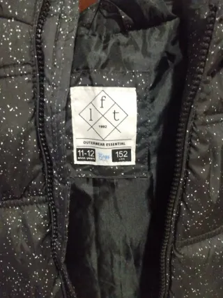 Chaleco niño negro Lefties