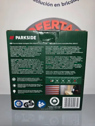 Foco LED Recargable Parkside 20W Nuevo