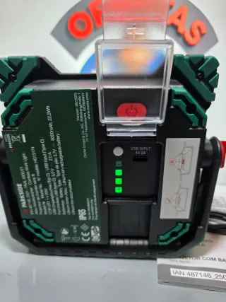 Foco LED Recargable Parkside 20W Nuevo