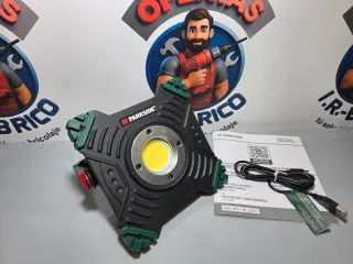Foco LED Recargable Parkside 20W Nuevo