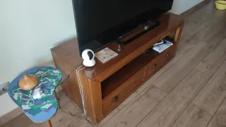 Mueble y Mueble TV madera maciza + mueble cómoda