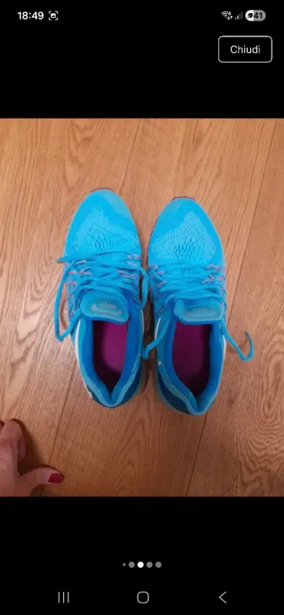 Nike Air Max Scarpe Blu e Rosa