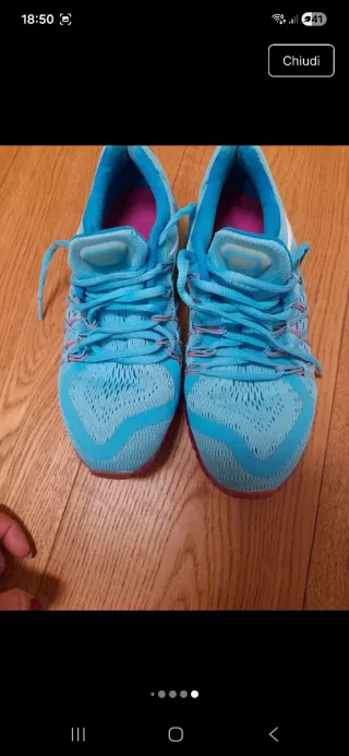 Nike Air Max Scarpe Blu e Rosa