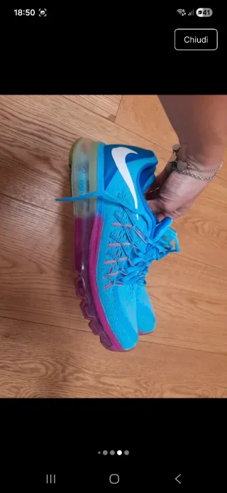 Nike Air Max Scarpe Blu e Rosa