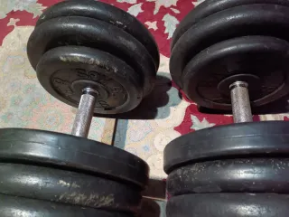 2.Mancuernas ajustables.57kg.salter