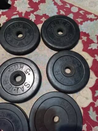 2.Mancuernas ajustables.57kg.salter