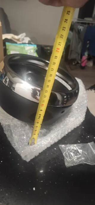 Carcasa Faro Moto Cromada 7"