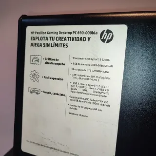 PC Gamer Ryzen 7 9060XT 32GB RAM 1TB SSD + 1TB HDD