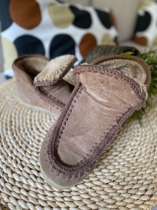 Botín marrón forrado talla 37/38