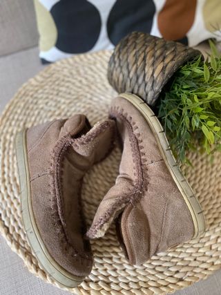 Botín marrón forrado talla 37/38