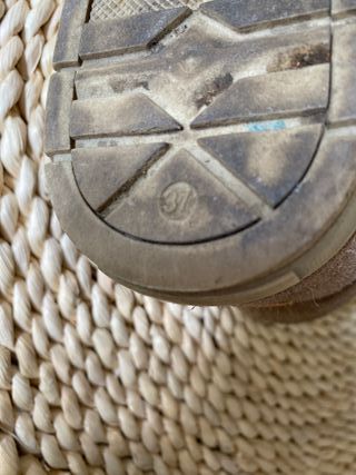 Botín marrón forrado talla 37/38