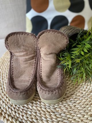 Botín marrón forrado talla 37/38