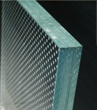 Vidrio blindado pisable antideslizante