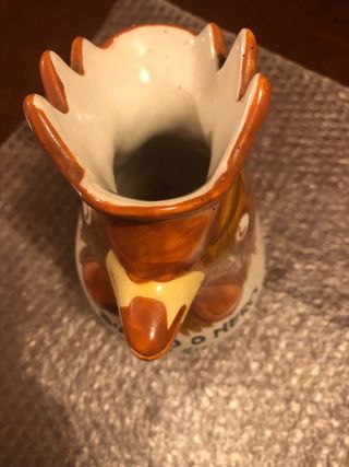 Brocca gallina decorativa in ceramica h 25