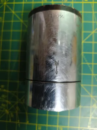 Lente para proyector cine antiguo.