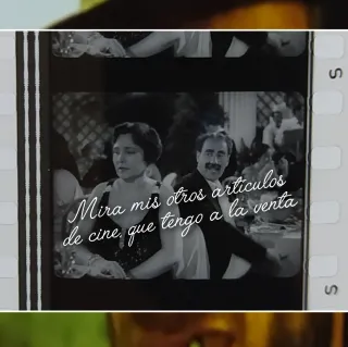 Lente para proyector cine antiguo.