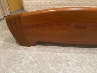 Estructura de cama de madera