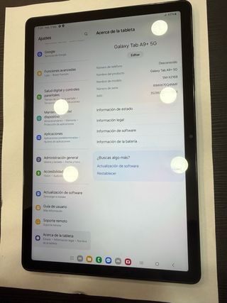 Samsung Galaxy Tab A9+ 5G Negra