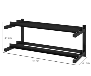 Rack soporte flotante para mancuernas para Lluis