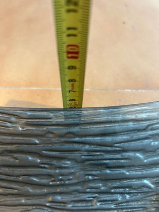 Plato decorativo cristal dorado y plateado