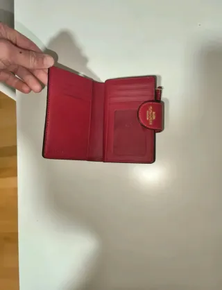 Cartera Coach de cuero