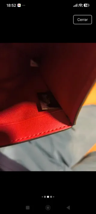 Cartera Coach de cuero