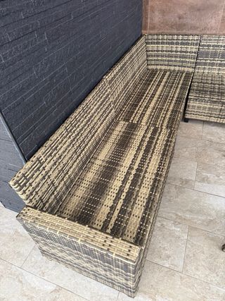 Conjunto de jardín SIN ESTRENAR con cojines