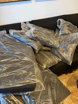 Conjunto de jardín SIN ESTRENAR con cojines