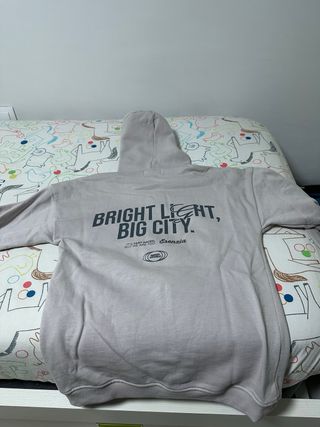 Sudadera Esenzia gris con cremallera