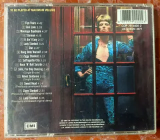 DAVID BOWIE - Ziggy Stardust. Cd