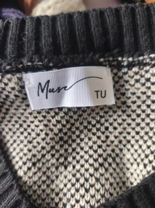 Chaleco Talla Única Houndstooth