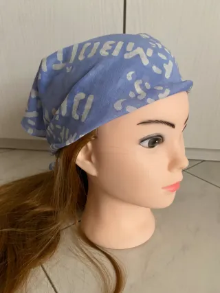 Foulard Dimensione Danza Blu e Bianco