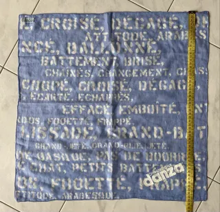 Foulard Dimensione Danza Blu e Bianco