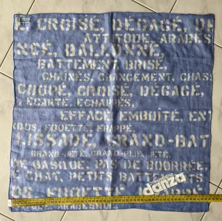 Foulard Dimensione Danza Blu e Bianco